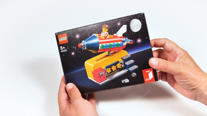 Lego 40335 Space Rocket Ride – Lego Speed Build – 4K