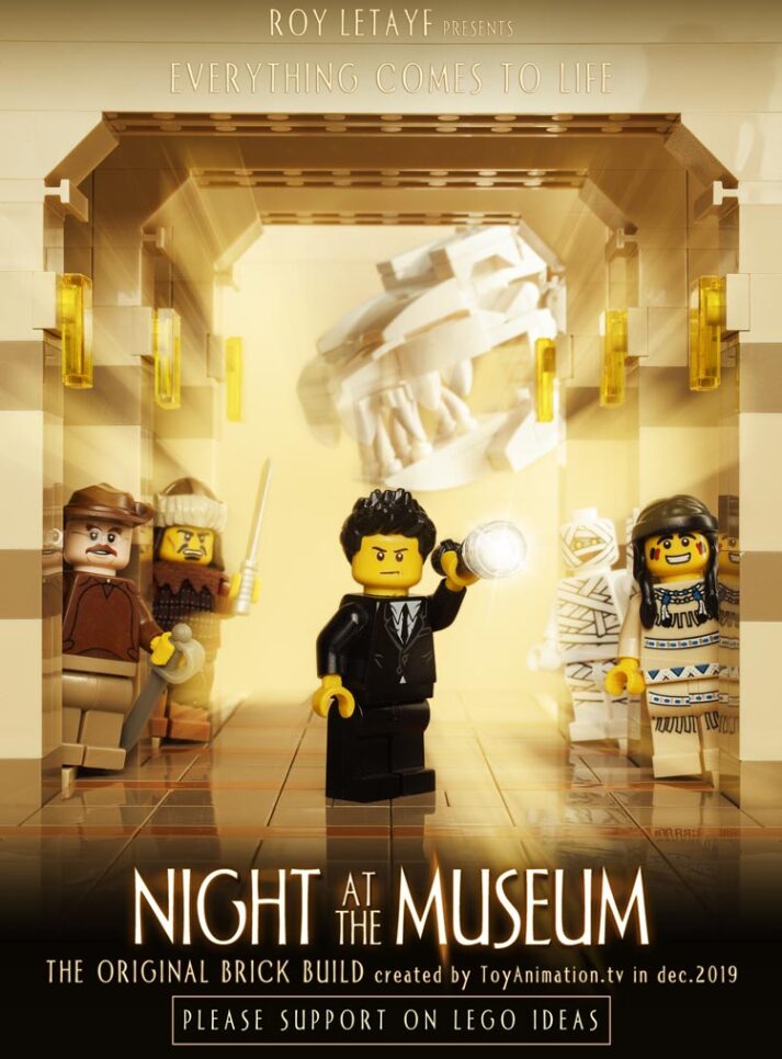 The official visual of Night At The Museum MOC